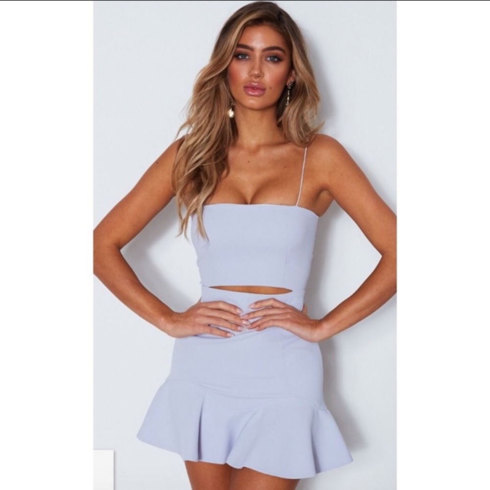 White Fox Mini Dress Size M NWT